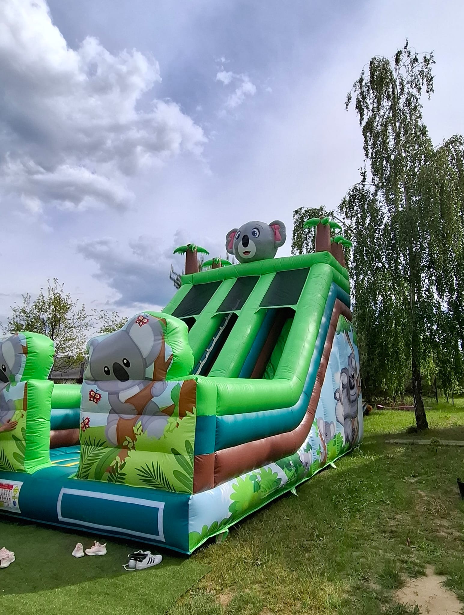 Dmuchaniec Kameleon – zjeżdżalnia dmuchana 7m x 4m na wynajem mazowieckie